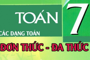Các dạng bài tập toán về đơn thức, đa thức và bài tập (chi tiết, dễ hiểu) Toán 7